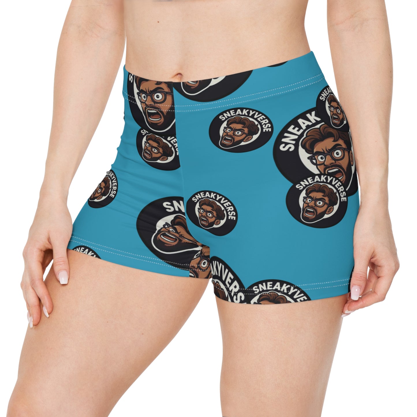 Women's Shorts SneakyVerse Shout Original/Aqua