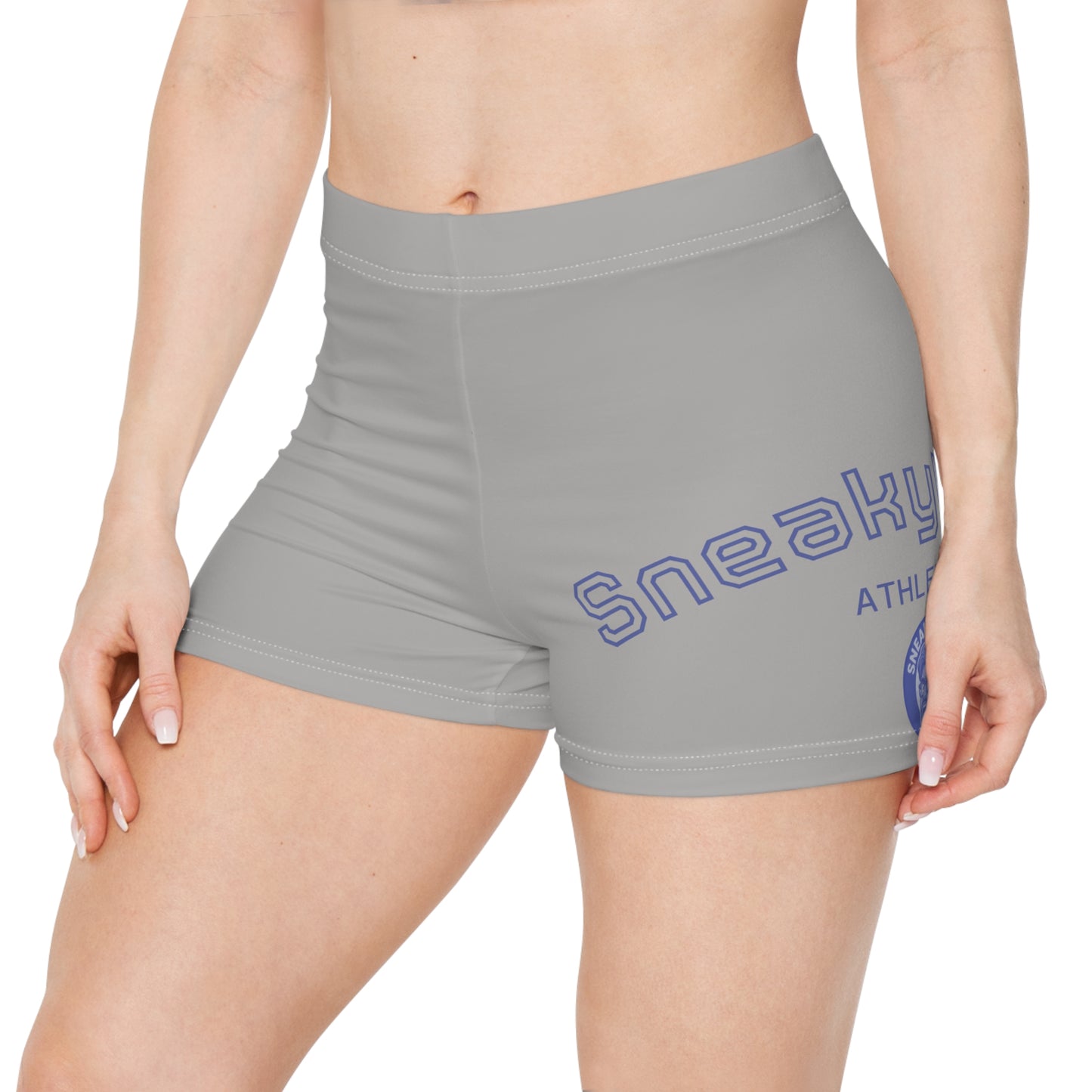 Women's Shorts SneakyVerse Athletics Side Gray/Blue