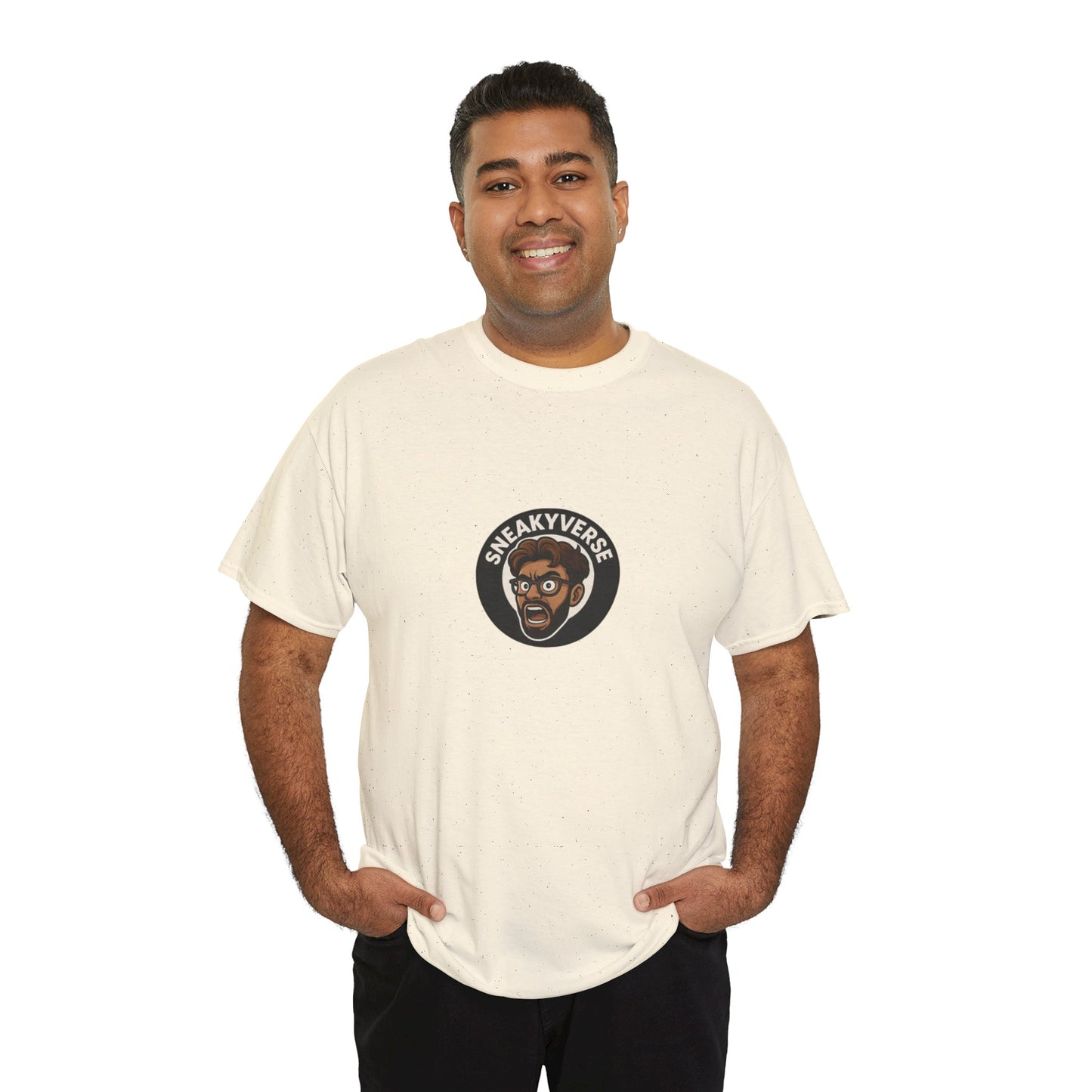 T-Shirt Heavyweight SneakyVerse Shout logo front