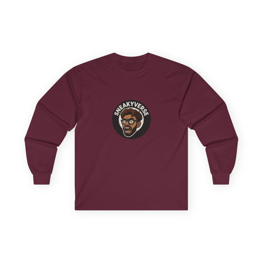 Long Sleeve Tee Shout logo 1 side (15 colors)