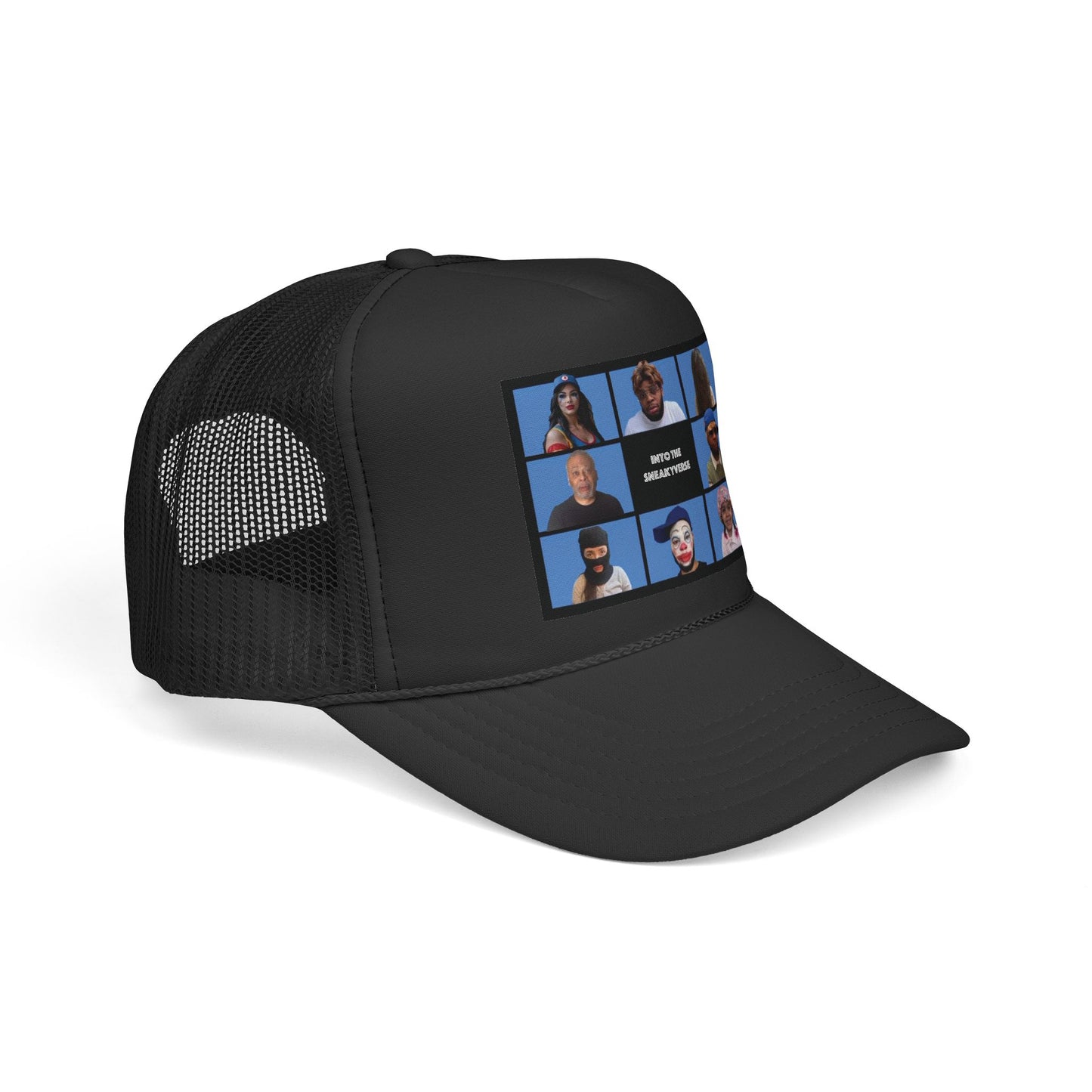 Trucker-Style Mesh Snapback Cap SneakyVerse Bunch (25 colors)