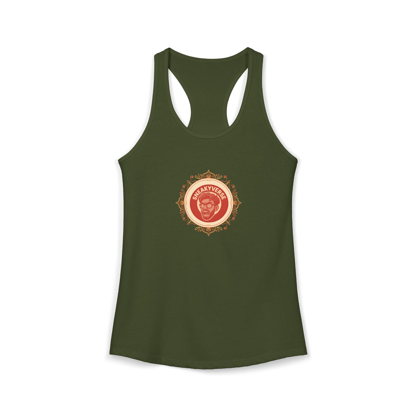 Ladies' Lightweight Racerback Tank SneakyVerse Namaste (7 colors)