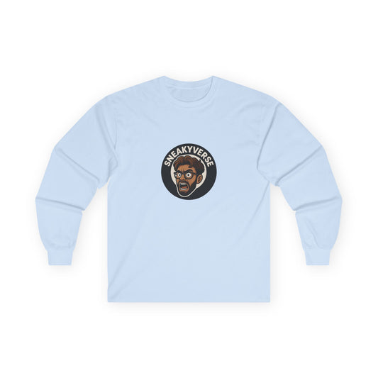 Long Sleeve Tee Shout logo 1 side (15 colors)