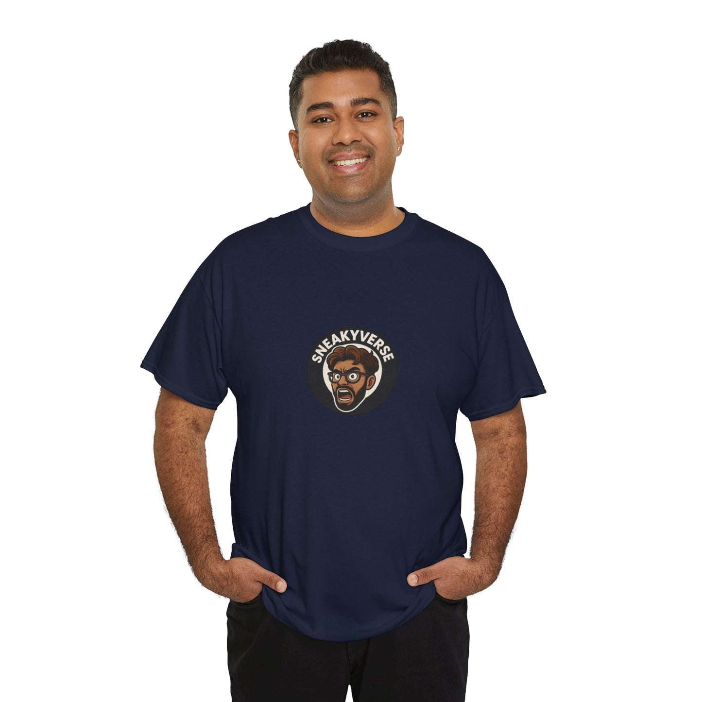 T-Shirt Heavyweight SneakyVerse Shout logo front
