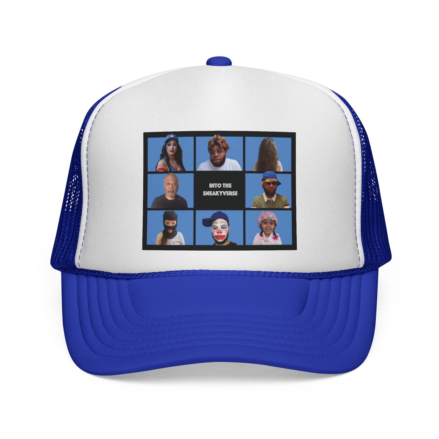 Trucker-Style Mesh Snapback Cap SneakyVerse Bunch (25 colors)