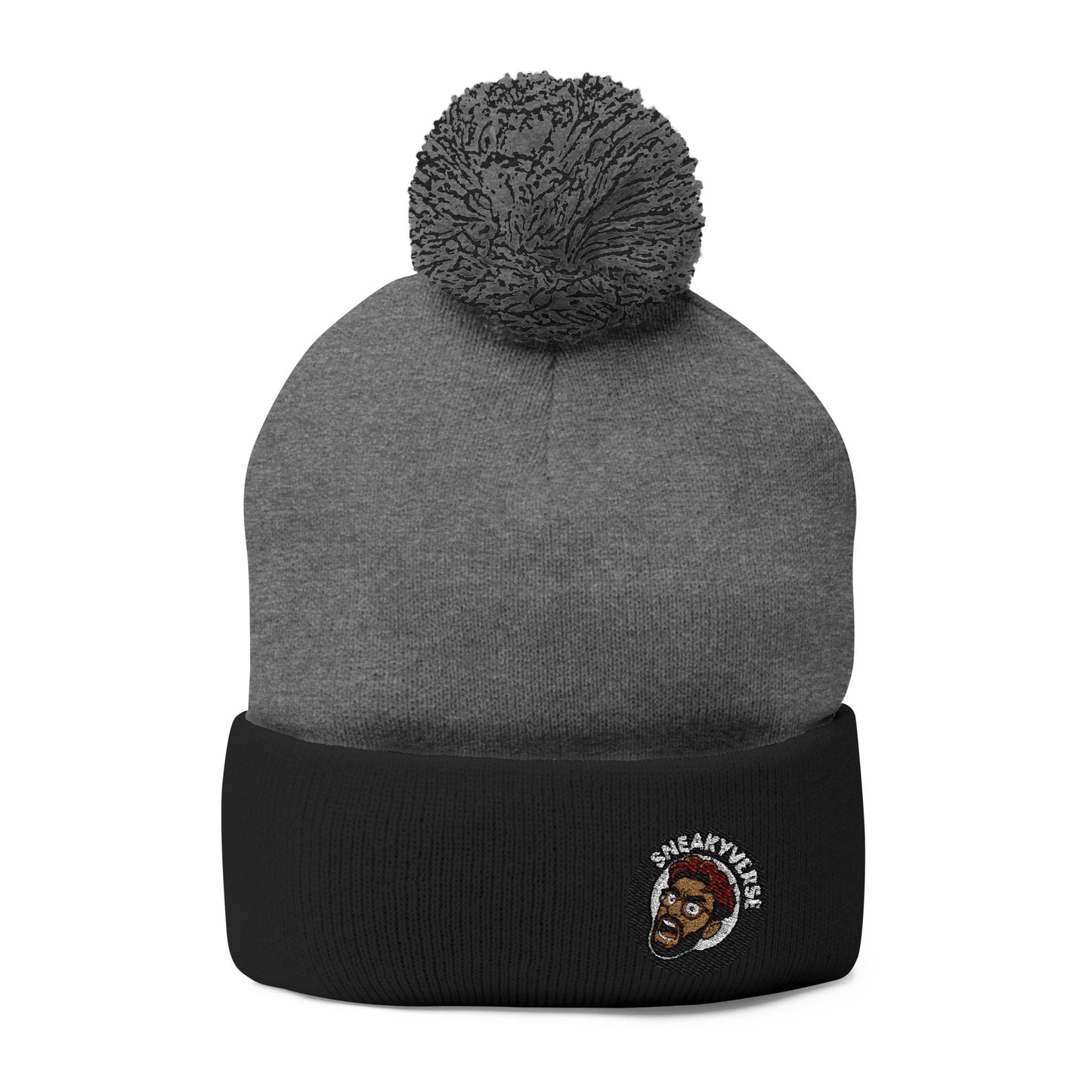 Pom-Pom Beanie SneakVerse Shout logo (17 colors)