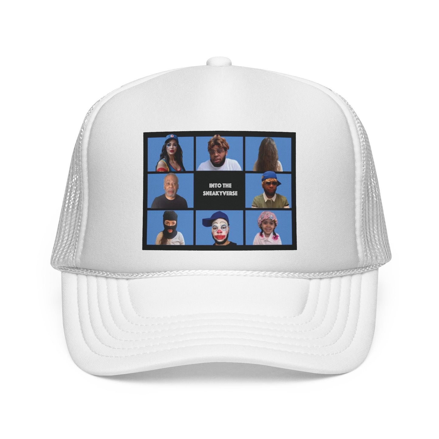 Trucker-Style Mesh Snapback Cap SneakyVerse Bunch (25 colors)