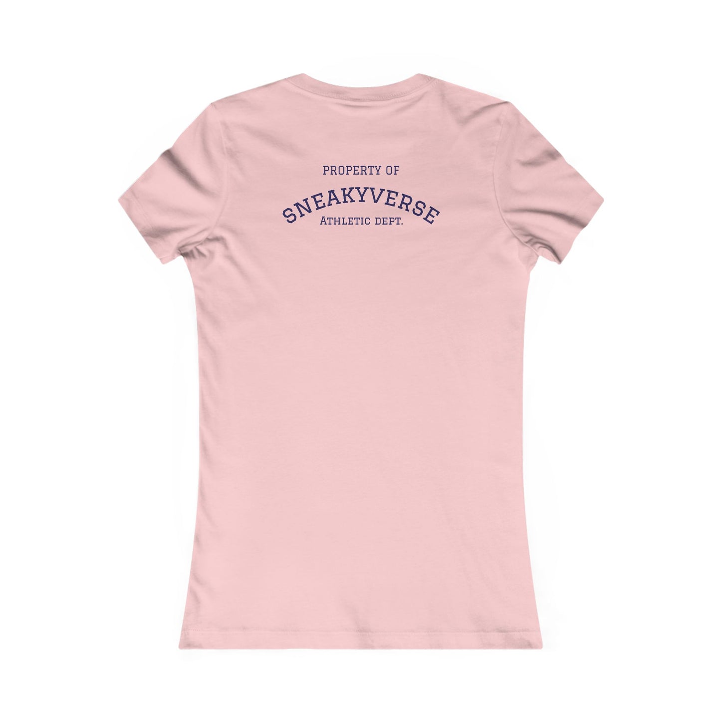 Ladies Slimfit Tee Sneakyverse Athletics Retro Musclemen 2 sides