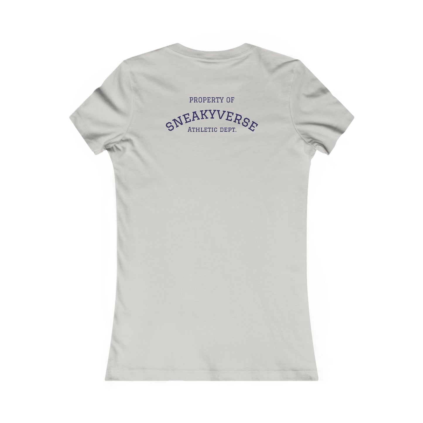 Ladies Slimfit Tee Sneakyverse Athletics Retro Musclemen 2 sides