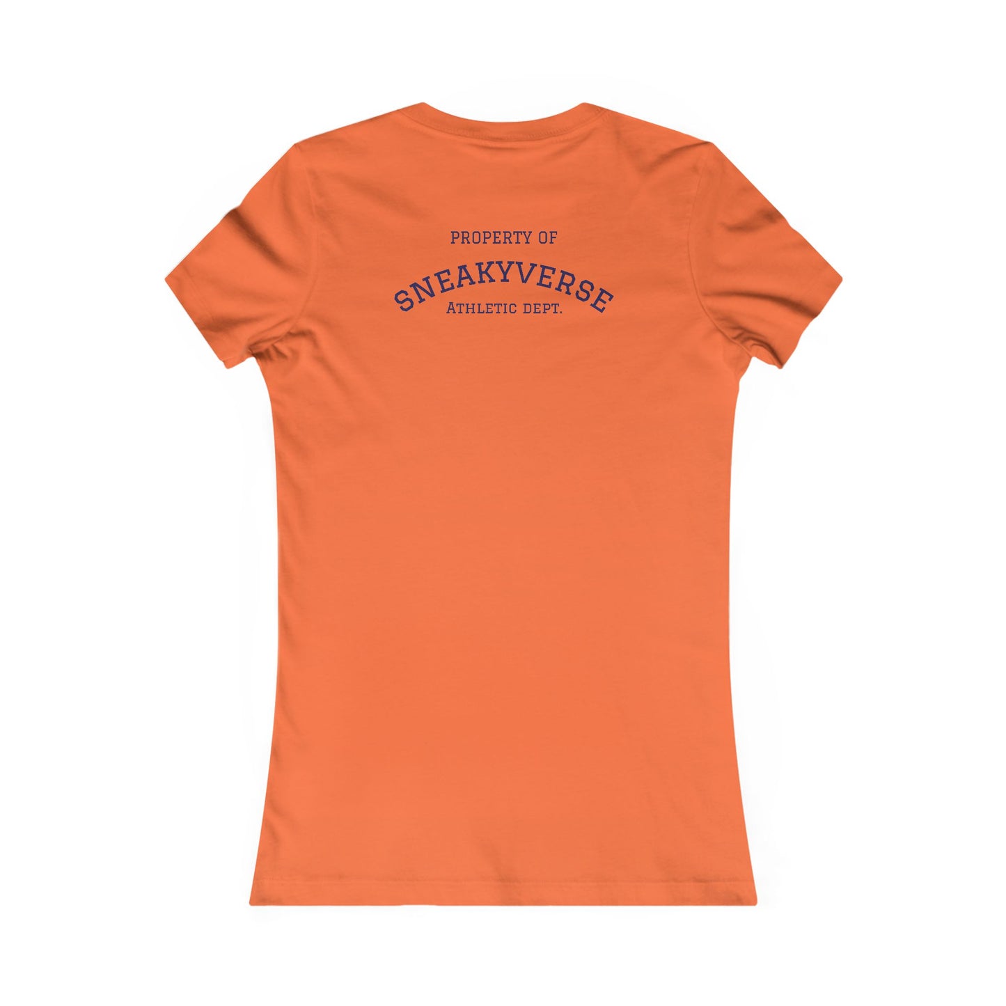 Ladies Slimfit Tee Sneakyverse Athletics Retro Musclemen 2 sides