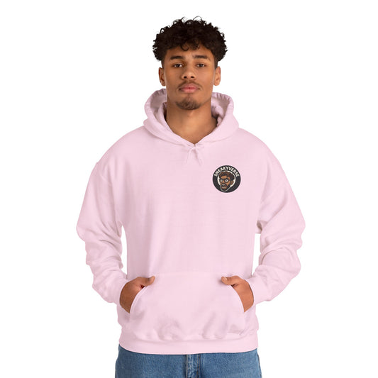 Medium Weight Hoodie Shout logo front (12 colors)