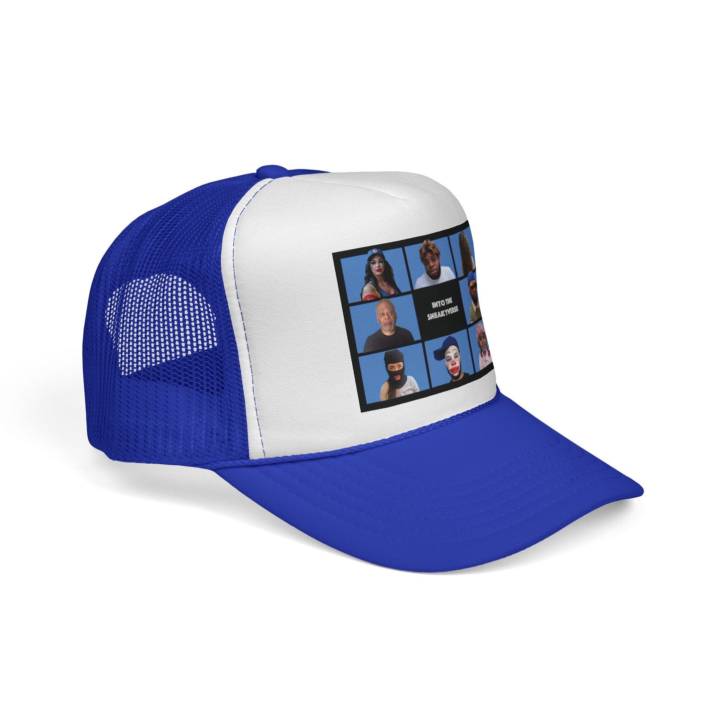 Trucker-Style Mesh Snapback Cap SneakyVerse Bunch (25 colors)