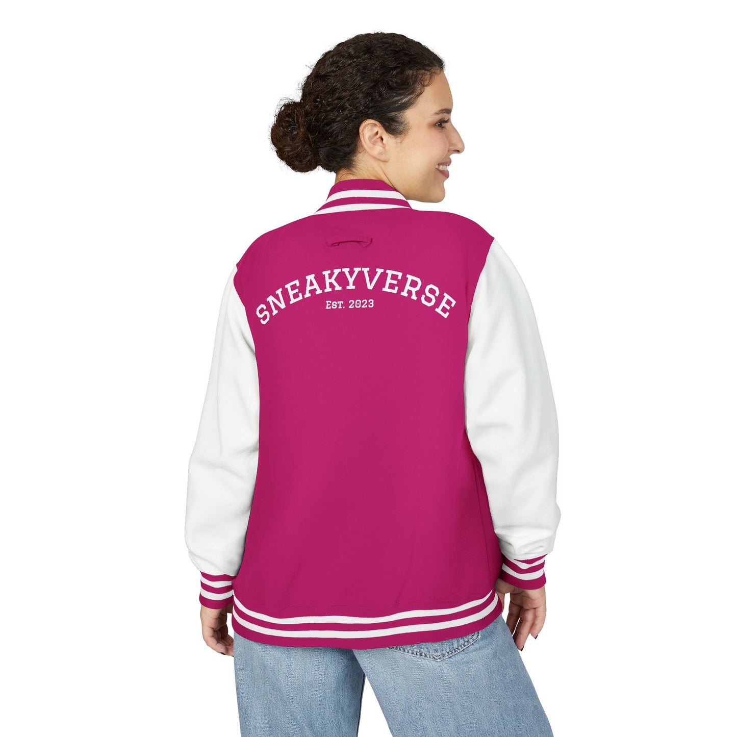 Letterman Jacket SneakyVerse Shout logo Est. 2023 (5 colors)