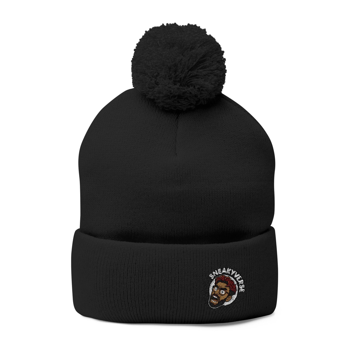 Pom-Pom Beanie SneakVerse Shout logo (17 colors)
