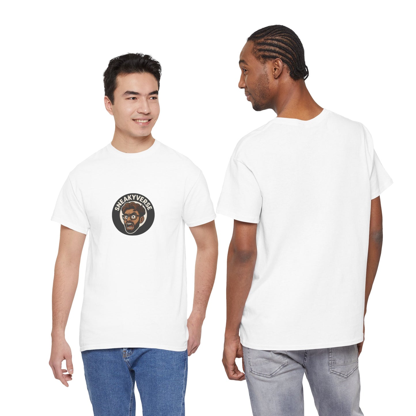 T-Shirt Heavyweight SneakyVerse Shout logo front