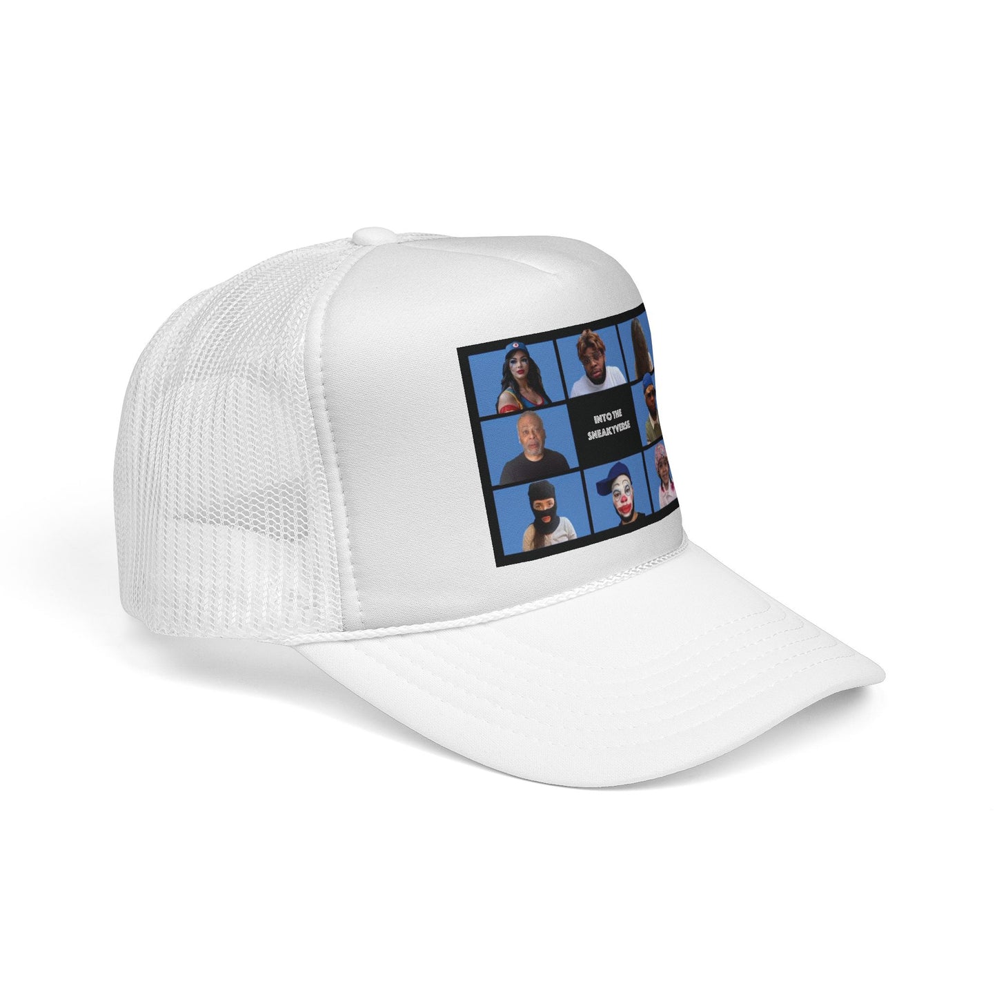Trucker-Style Mesh Snapback Cap SneakyVerse Bunch (25 colors)