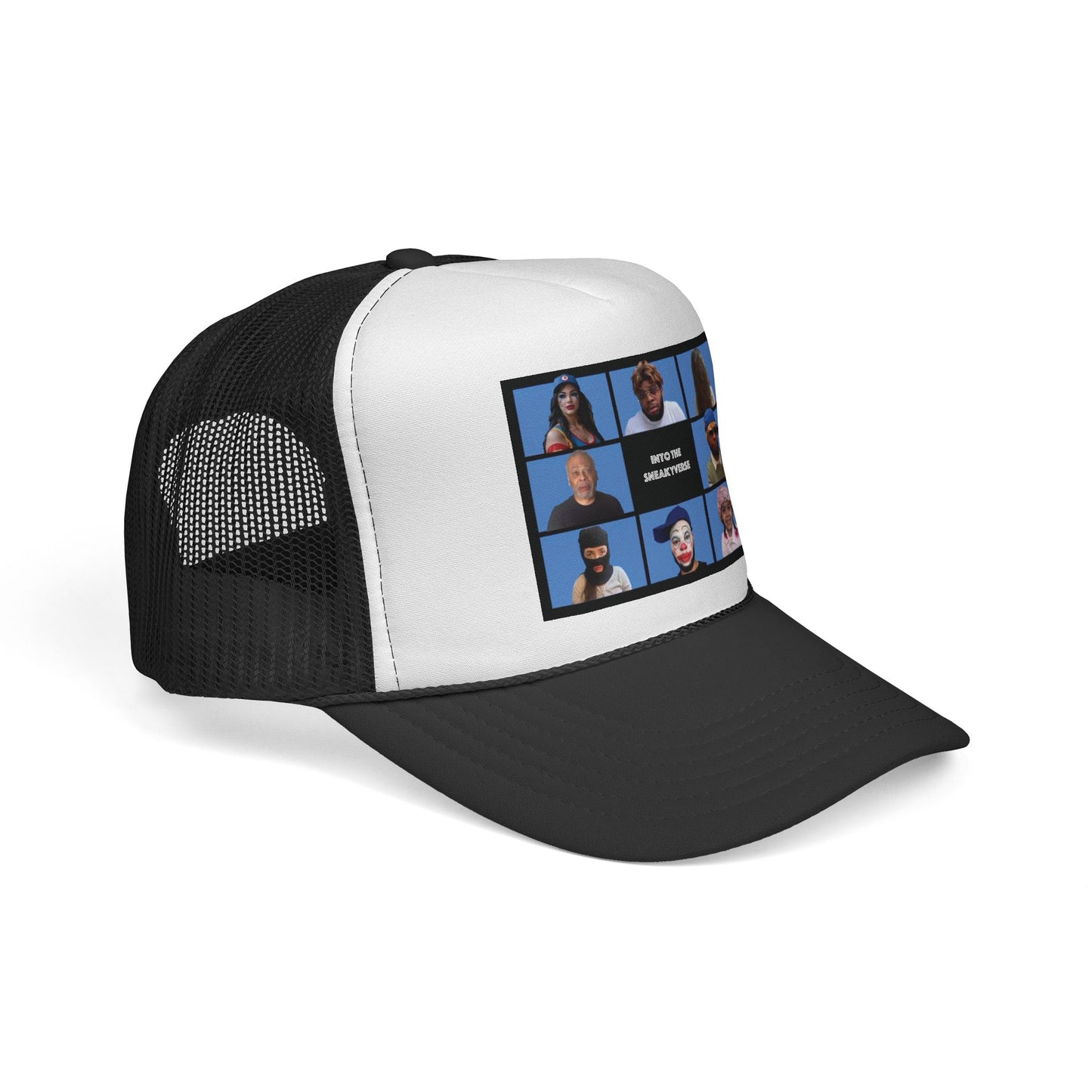 Trucker-Style Mesh Snapback Cap SneakyVerse Bunch (25 colors)