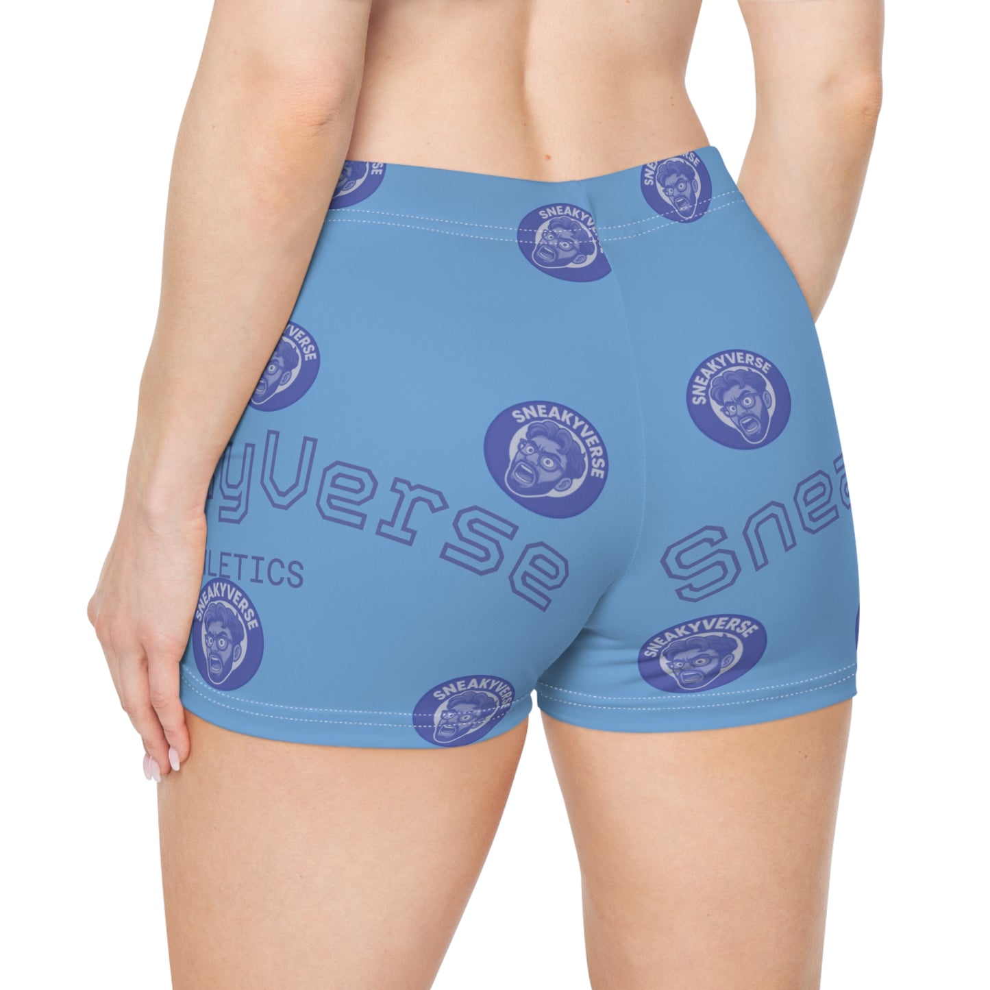 Women's Shorts SneakyVerse Athletics Shout Light Blue/Blue