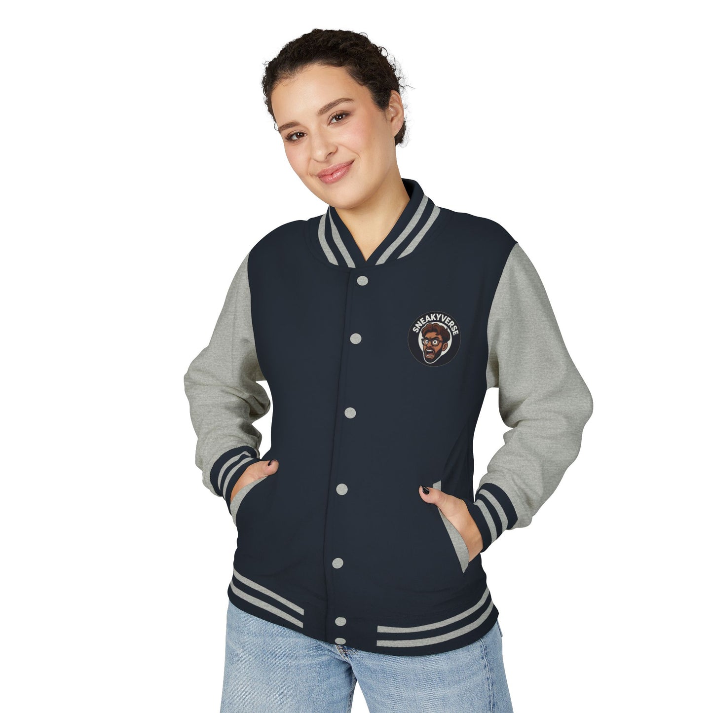 Letterman Jacket SneakyVerse Shout logo Est. 2023 (5 colors)