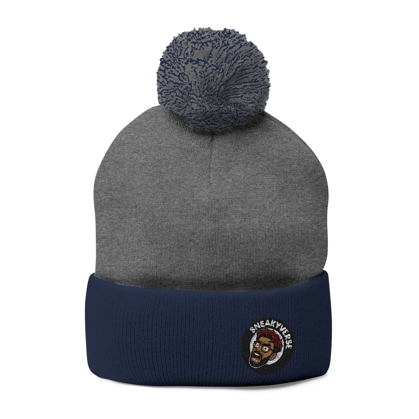 Pom-Pom Beanie SneakVerse Shout logo (17 colors)