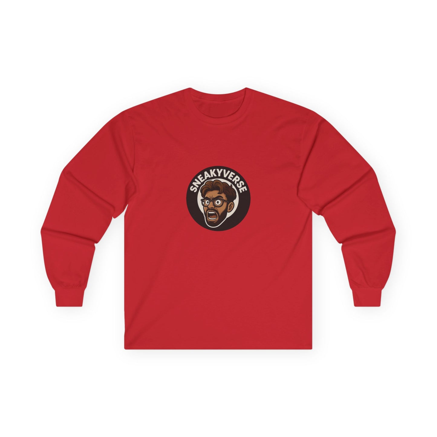 Long Sleeve Tee Shout logo 1 side (15 colors)