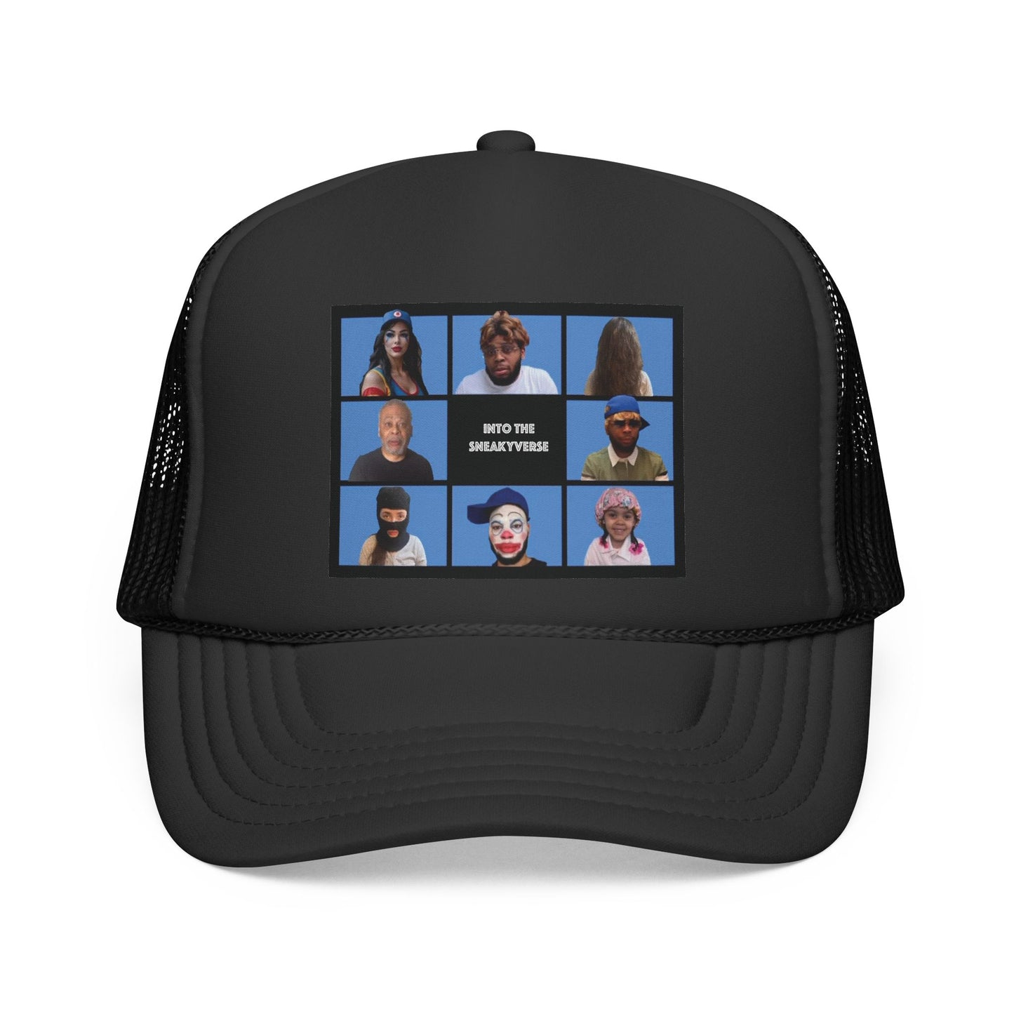 Trucker-Style Mesh Snapback Cap SneakyVerse Bunch (25 colors)