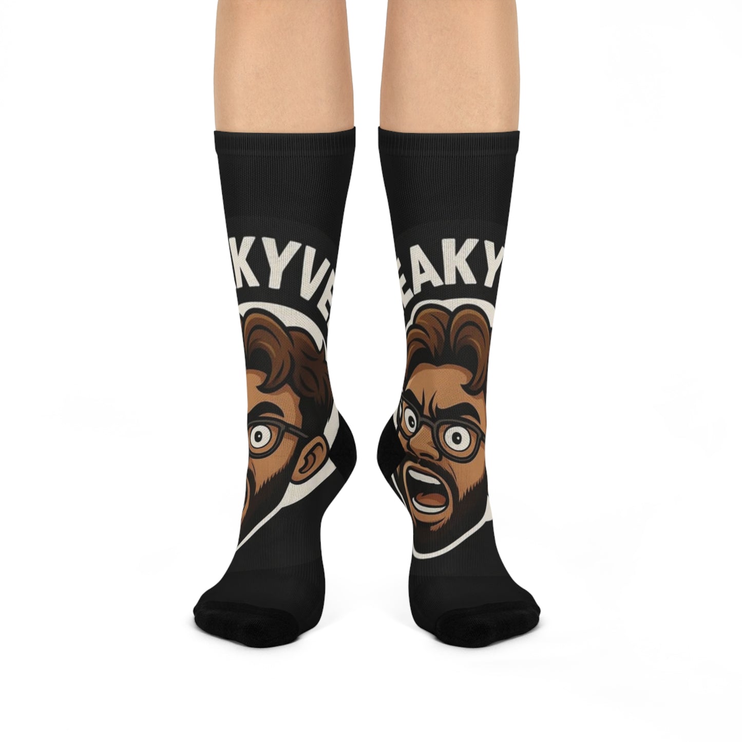 Cushioned Crew Socks SneakyVerse oversize logo