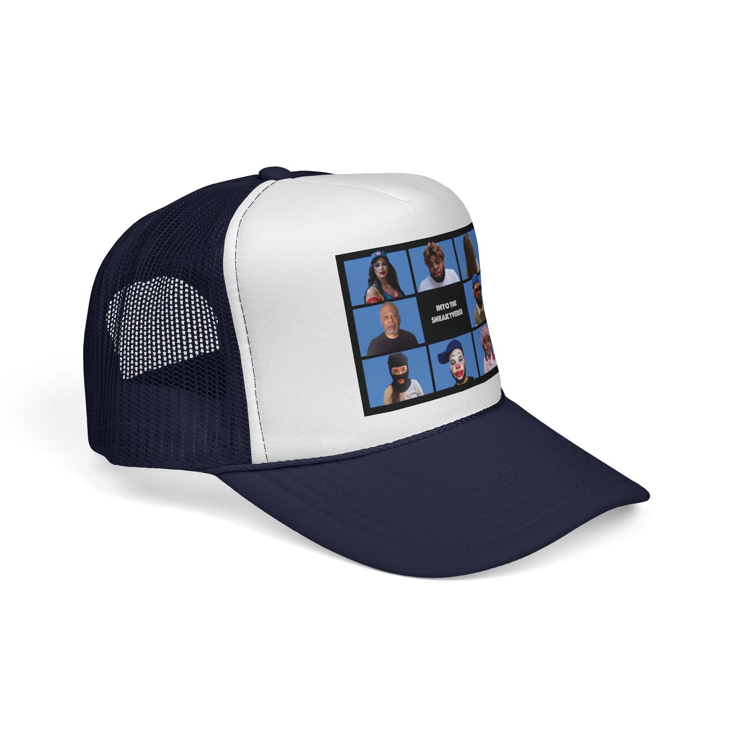 Trucker-Style Mesh Snapback Cap SneakyVerse Bunch (25 colors)