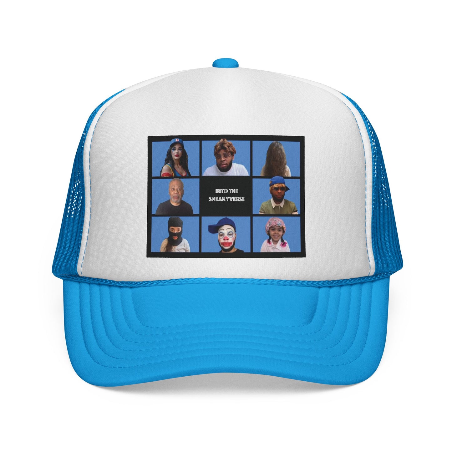Trucker-Style Mesh Snapback Cap SneakyVerse Bunch (25 colors)