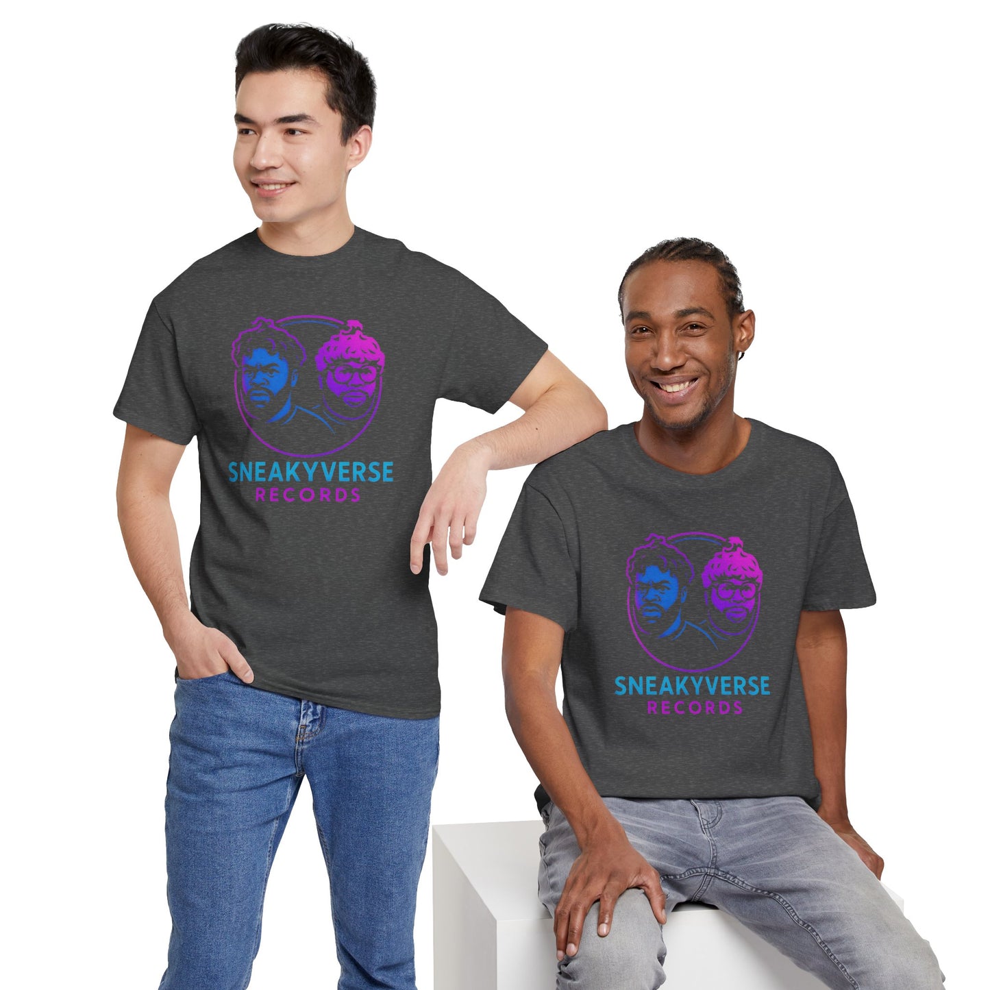 T-Shirt SneakyVerse Records gradient logo front