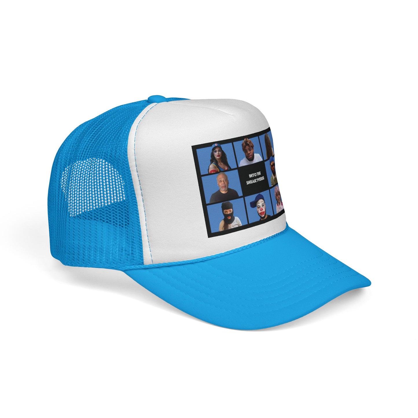 Trucker-Style Mesh Snapback Cap SneakyVerse Bunch (25 colors)