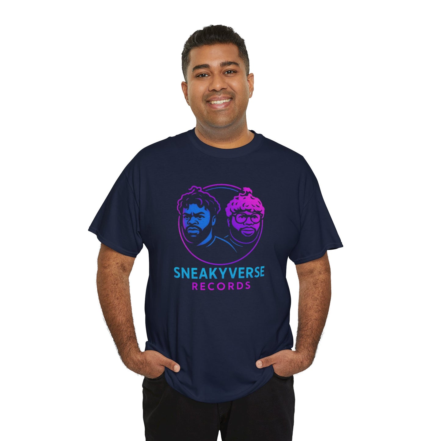T-Shirt SneakyVerse Records gradient logo front