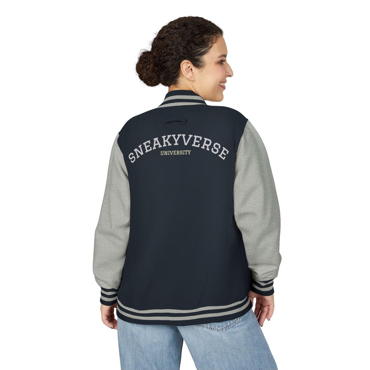 Letterman Jacket SneakyVerse Shout logo Est. 2023 (5 colors)